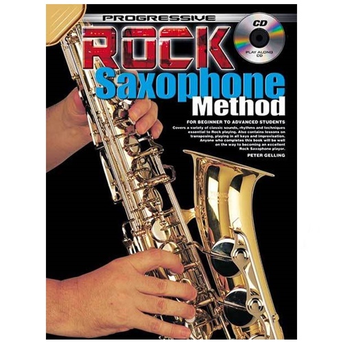 Progressive Rock Saxophone Method Book with Free CD Suit beginners to Advanced