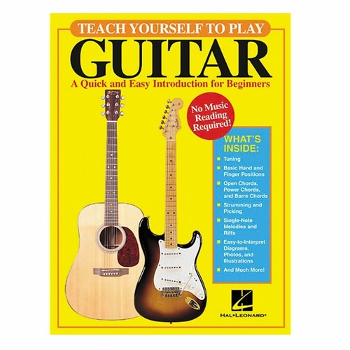 Hal Leonard Teach Yourself to Play Guitar Book HL00695786