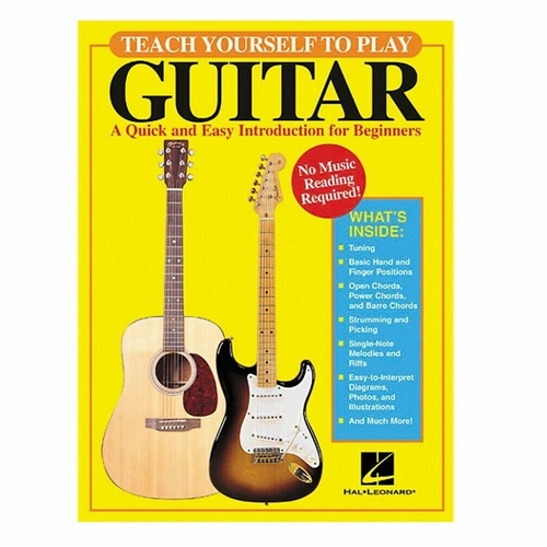 Hal Leonard Teach Yourself to Play Guitar Book HL00695786