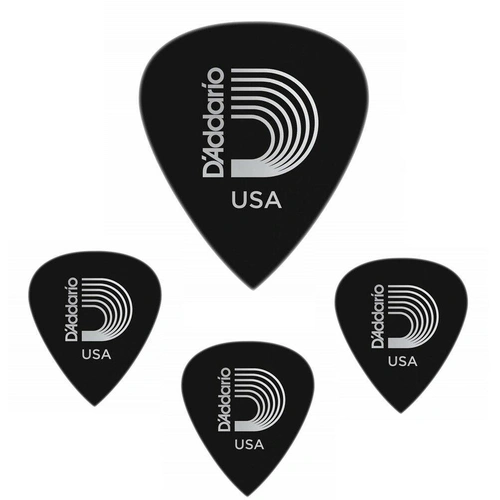 D'addario Planet Waves 6DBK7  Duralin Precision Guitar Picks Extra Heavy 4 picks