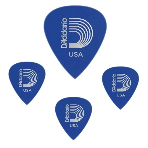 D'addario Planet Waves 6DBU5  Duralin Precision Guitar Picks Med Heavy 4 picks