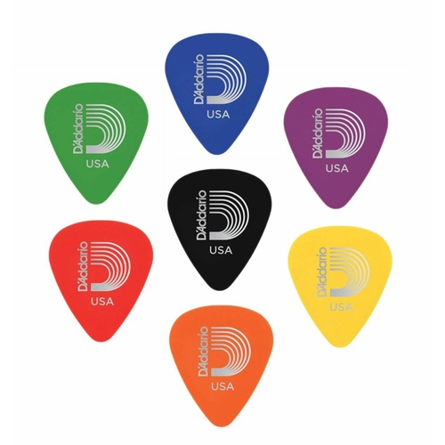 D'addario Planet Waves  Duralin Precision Guitar Picks  7 Mixed - Picks / Gauges