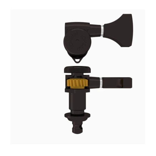 Hipshot Grip-Lock Open Guitar Tuning Machines 1 Tuner Black 20mm