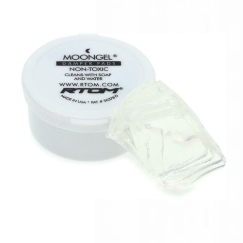 RTOM Moongel Drum Damper Pads - Clear (6-pack)