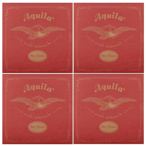 Aquila RED Tenor Ukulele 8-String Unwound Low G Tuning 76U - Single String - 4 Packs