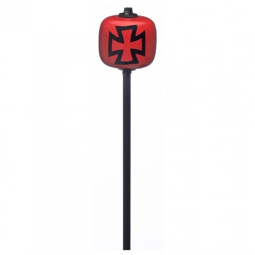Danmar 778 Wooden RED - BLACK  Iron Cross  Bass Drum Beater