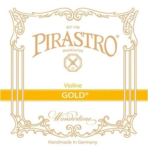 Pirastro Gold Label 4/4 Violin Single E String - Medium - Steel - Ball End