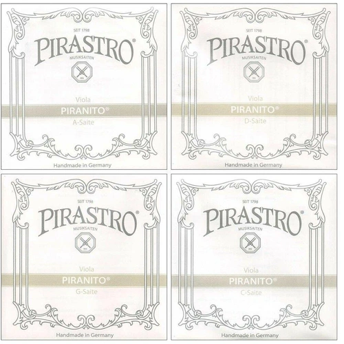 Pirastro Piranito Viola String Set  Full Size up to 16 1/2" Made in Germany