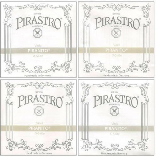 Pirastro Piranito Viola String Set 3/4 - up to 15" Made in Germany