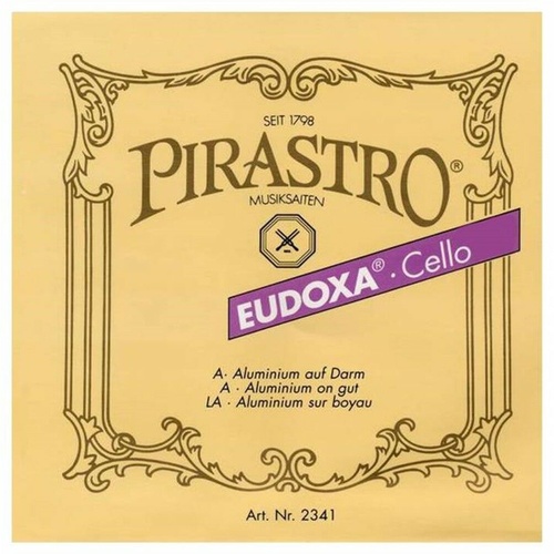 Pirastro 4/4 Eudoxa  Single A String Aluminium wound on Gut