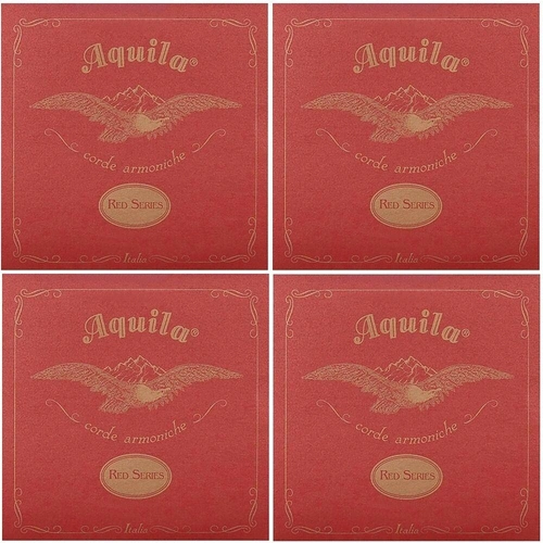 Aquila 78u RED Tenor Ukulele Unwound ( Plain ) 3rd, Single String  x 4