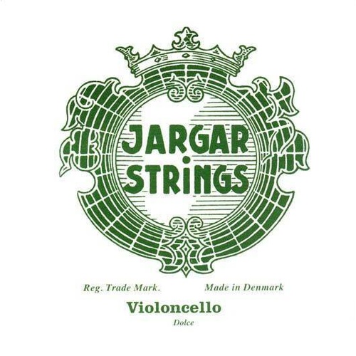 Jargar Classic Cello Strings Dolce / Soft  Green Single D String  - 4/4 Size