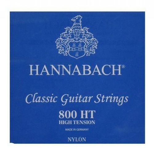 Hannabach Blue Classical Guitar Strings Set - High Tension Set 