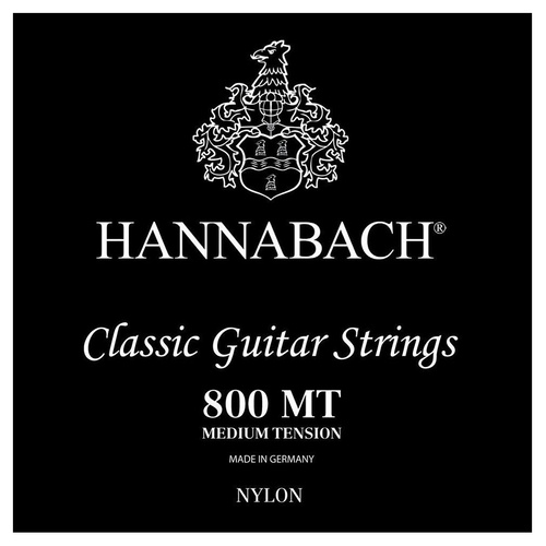 Hannabach Classical Guitar Strings Silver Plated Medium Tension , Full Set 