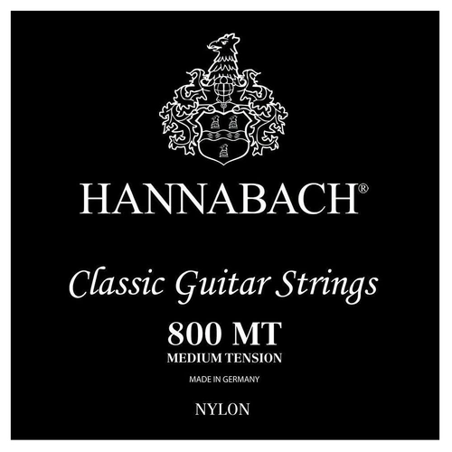 Hannabach Classical Guitar Strings Silver Plated Medium Tension , Full Set 