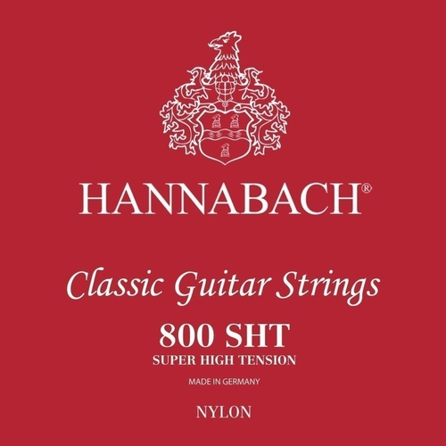 Hannabach Silver Plated 800 SHT Classical Guitar Strings Set Super High Tension
