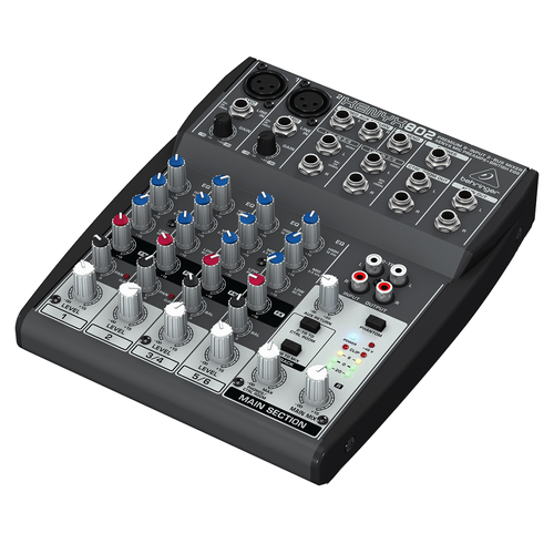 Behringer Xenyx 802S Premium Analog 8-Input Mixer w/ USB Streaming Interface