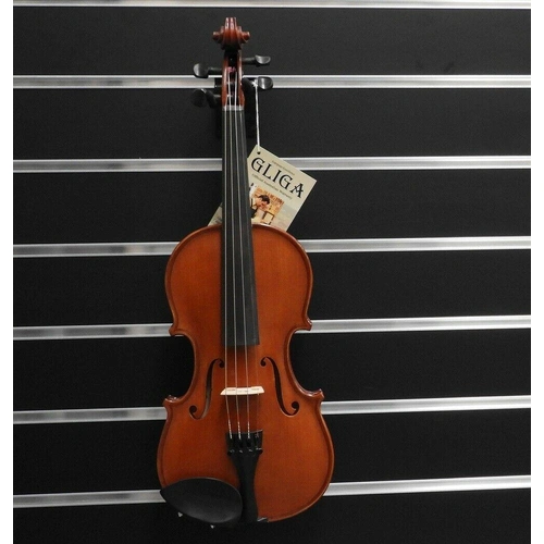 Gliga Violin 7/8  Gliga 3 Outfit Antique Finish Outfit Setup  Made in Europe