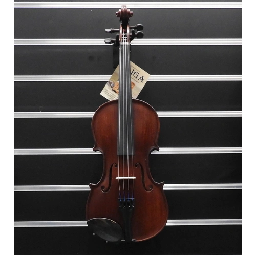 Gliga Violin  4/4 Gliga 2 Outfit Dark Antique with Bow & Case Made in Europe