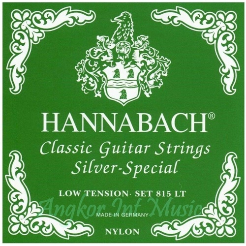 Hannabach Silver Special 815 LT Classical Guitar Strings Set Low Tension