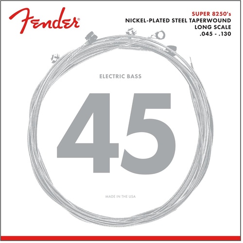 Fender 8250M Nickel-Plated Steel Taperwound Medium Bass Strings ( 45-110TW )