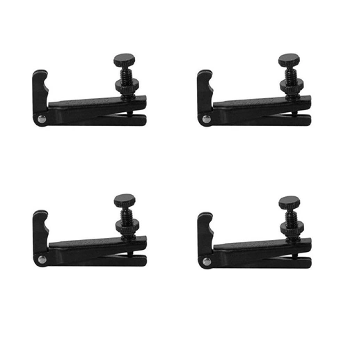Wittner String Adjusters / Fine Tuner for Viola, Black Made in Germany Set of 4