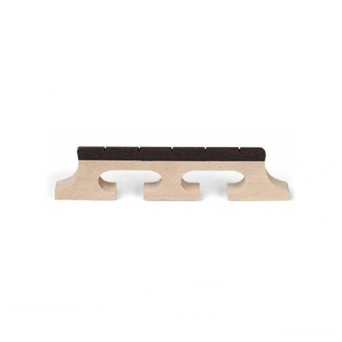 5-String Banjo Bridge Maple with Notched Ebony Top - Height 9/16"