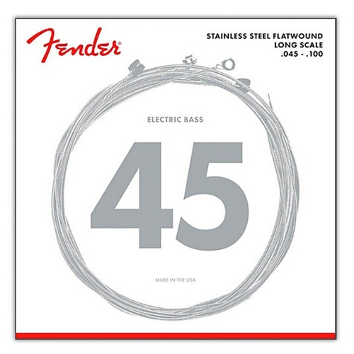 Fender 9050L Stainless Steel Flatwound Long Scale Light Bass Strings (45-100)