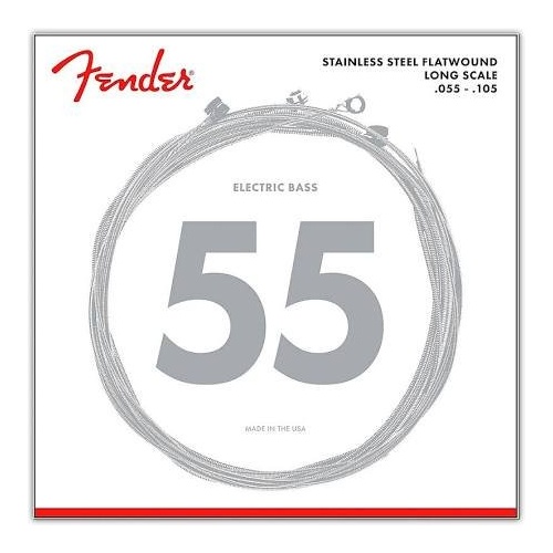 Fender 9050M Stainless Steel Flatwound Long Scale Bass Strings 55 - 105