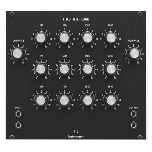 The Behringer Legendary Analog 914 Fixed Filter Bank Module For Eurorack