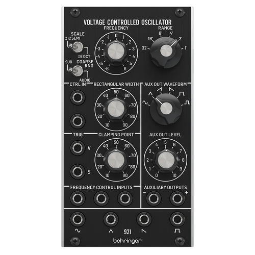 The Behringer 921B Oscillator VCO Module Vintage Sounding From The 70's