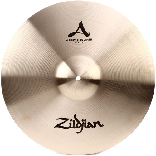 Zildjian 17" A Zildjian Medium-thin Crash Cymbal Superb Crash