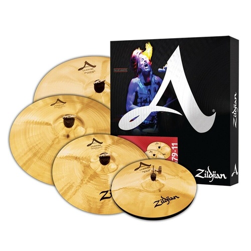 Zildjian A Custom Boxed Set - 14" Hats, 16" Crash, 20" Med Ride, 18" Crash