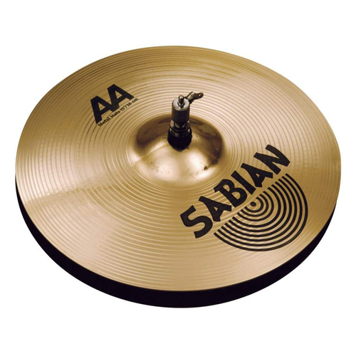 Sabian AA21403MB AA Series Metal Hi-Hats Brilliant Finish B20 Bronze Cymbal 14in