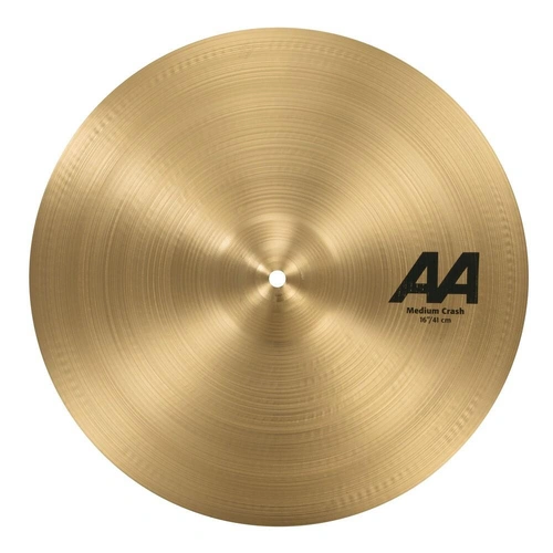 Sabian AA21608 AA Series Medium Crash Natural Finish B20 Bronze Cymbal 16in
