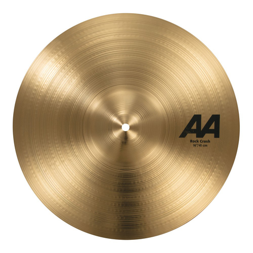 Sabian AA21609 AA Series Rock Crash Natural Finish B20 Bronze Cymbal 16in