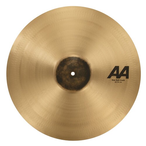 Sabian AA2200772 AA Series Raw Bell Crash Bright B20 Bronze Cymbal 20in