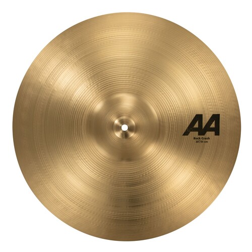 Sabian 22009 AA Series Rock Crash Natural Finish B20 Bronze Cymbal 20in