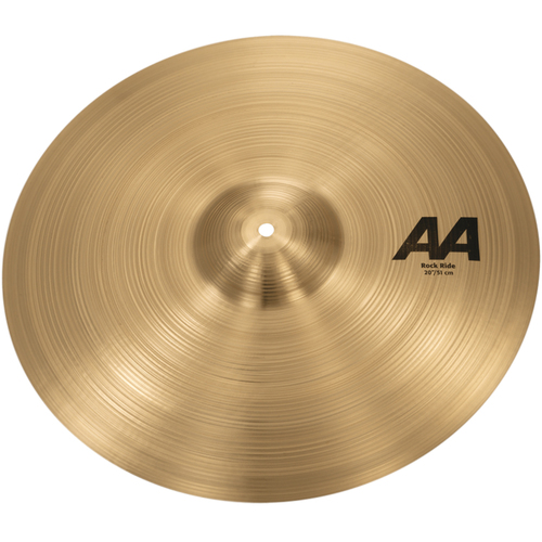 Sabian AA22014 AA Series Rock Ride Bright Natural Finish B20 Bronze Cymbal 20in