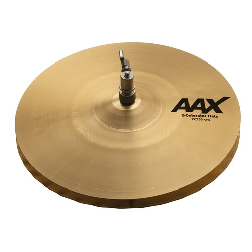 Sabian AAX21302XL AAX Series X-celerator Hi-Hats Bright B20 Bronze Cymbal 13in