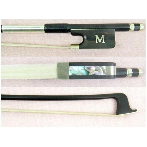 Carbon 3/4 Viola Bow Carbon Fiber / Graphite Stamped Mueller suit 13 - 14" Viola