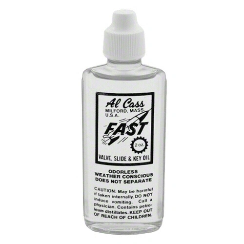 Al Cass Fast Valve, Slide and Key Oil - Trumpet, Tuba, French Horn, Trombone, 