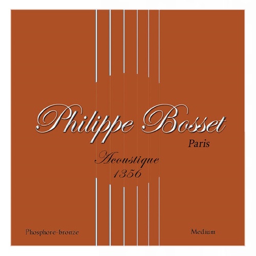 Philippe Bosset Acoustic Guitar Strings Phosphore Bronze Medium (13-56)