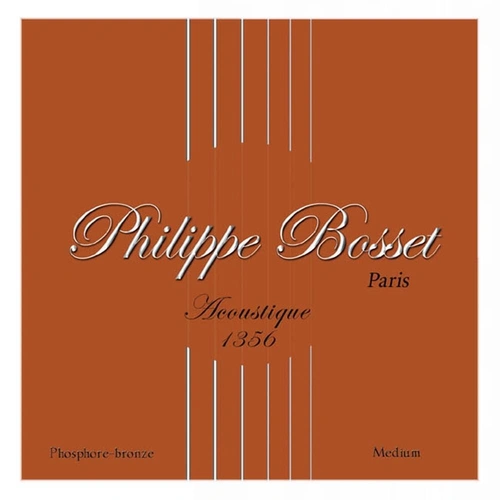Philippe Bosset Acoustic Guitar Strings Phosphore Bronze Medium (13-56)