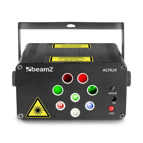 Beamz Acrux Quatro R/G Laser & LED Effect Light