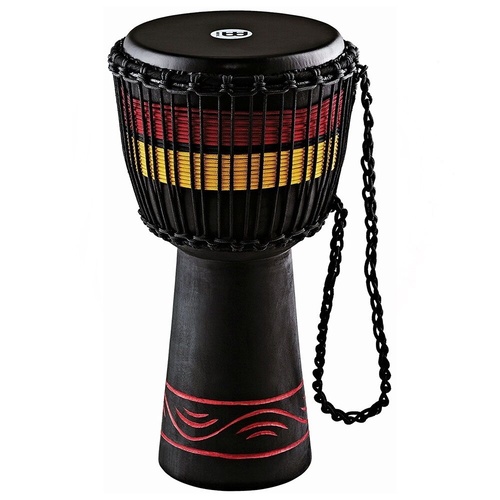 Meinl Percussion ADJ7-M African Style Fire Rhythm Rope Tuned 10" Wood Djembe