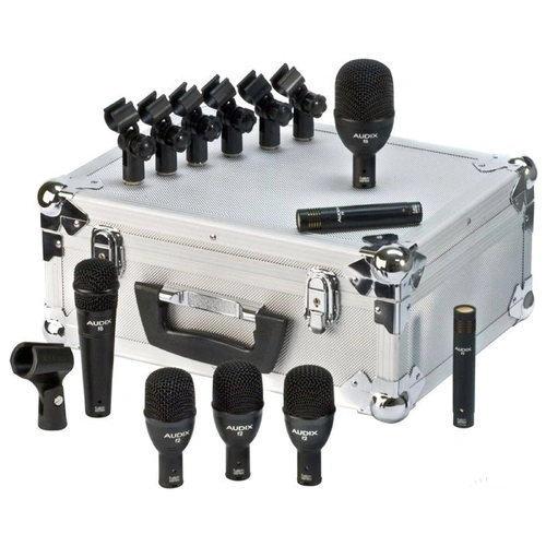 Audix FP7 Fusion 7-Piece Drum Microphone Package with Flight Case Sale 1 ONLY