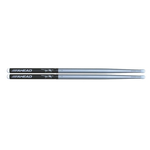 Ahead  Aluminum Advanced Alloy Core Tommy Lee Silver Series Drumsticks Studio