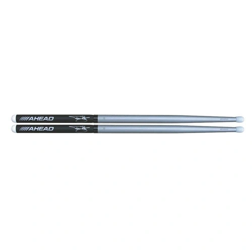 Ahead  Aluminum Advanced Alloy Core Tommy Lee Silver Series Drumsticks Studio