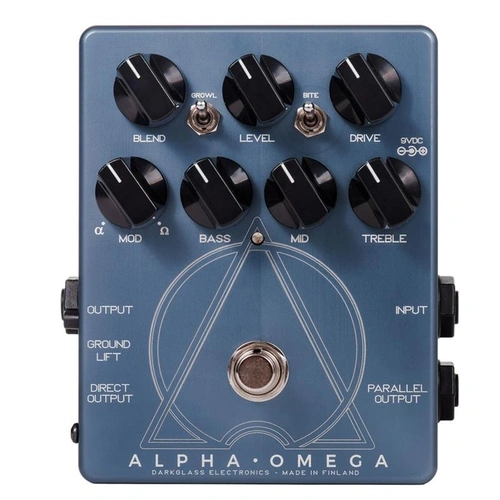 Darkglass Electronics Alpha Omega AO Bass Preamplifier and Overdrive Pedal